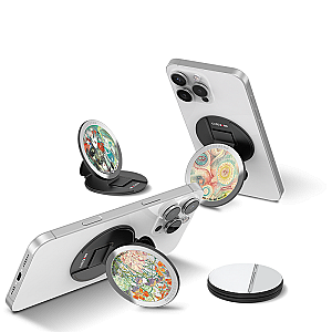 Deji Art Series -  Miniature Flower Still Life MagSafe Grip Stand