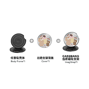 Miiiiichan Dessert Bear Series - Hug The Bear Magsafe Grip Stand